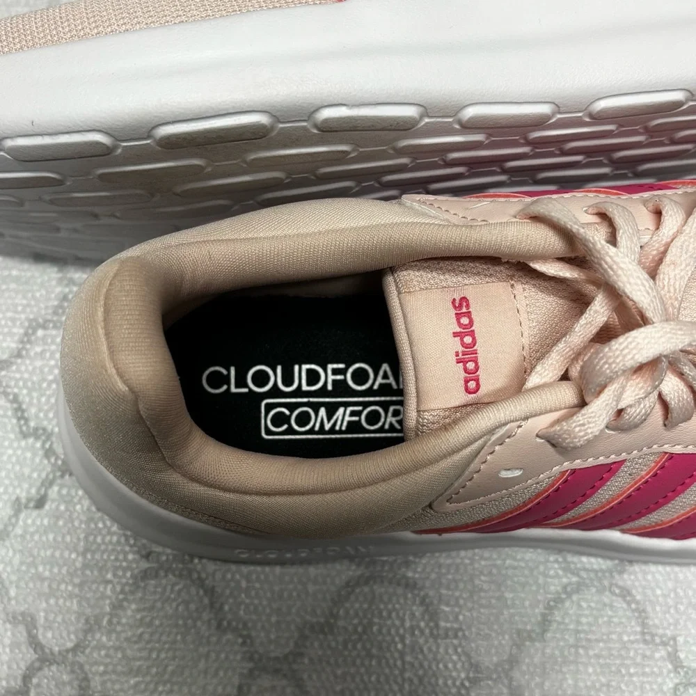 Adidas Pink LITE RACER 4.0 SHOES Women’s Size 7.5